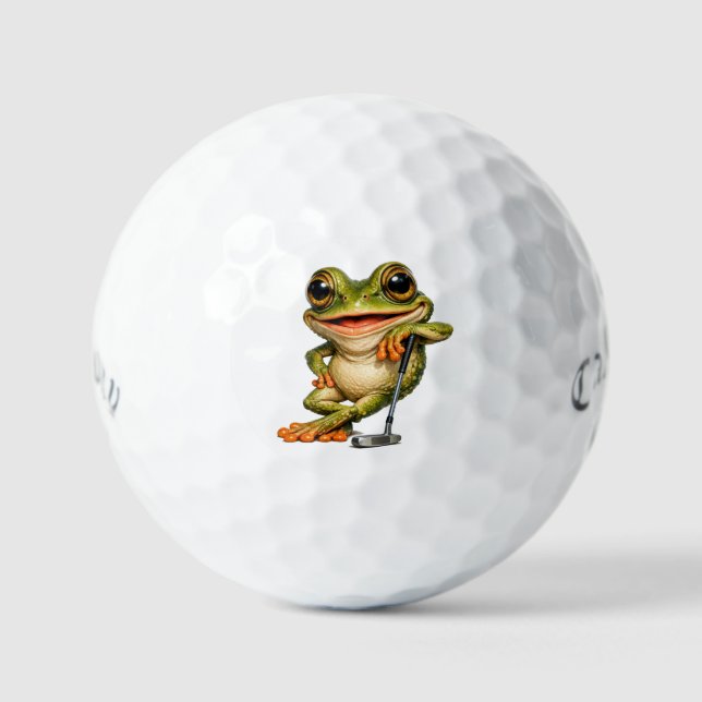 Lucky Frog Callaway Supersoft Golf Balls (Front)