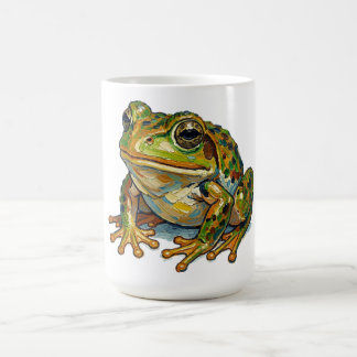 Lucky Frog Colorful Art Good Fortune Symbol Gift Coffee Mug