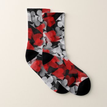 Lucky Gambler Cards Socks by ZionMade at Zazzle