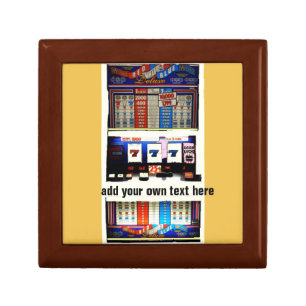 Lucky Gambler Slot Machine Jewelry Box