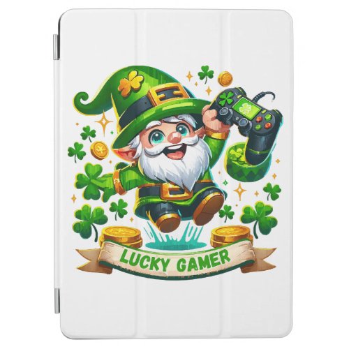 Lucky Gamer Gnome _ St Patricks Day iPad Air Cover