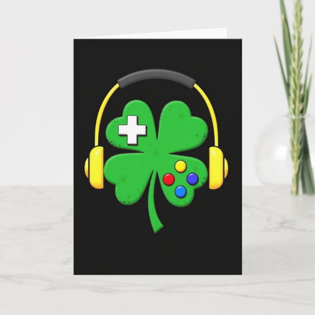 Lucky Gaming Four Leaf Clover Card (Front)