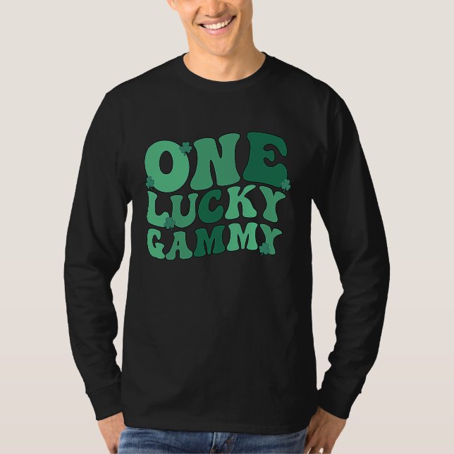 Lucky Gammy Grandmother St Patrick's Day Gammy Gra T-Shirt (Front)