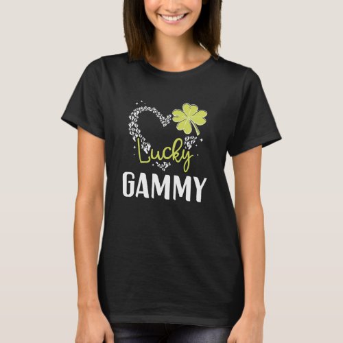 Lucky Gammy St Patricks Day womens T_Shirt