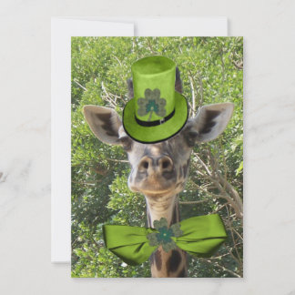 Lucky Giraffe Invitation
