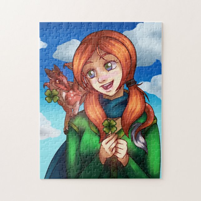 Lucky Girl  Jigsaw Puzzle (Vertical)