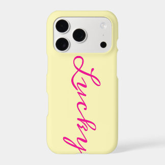 Lucky Girl Lemon Sorbet iPhone 17 Pro Case