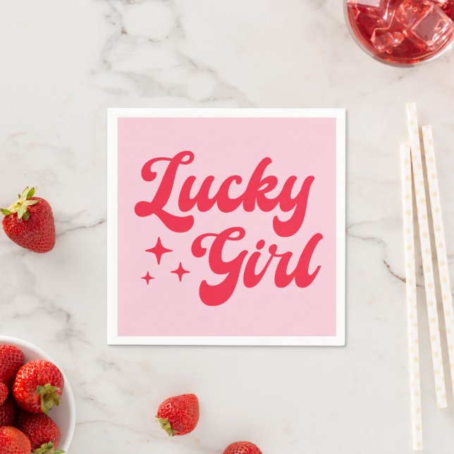 Lucky Girl Napkins (Insitu)