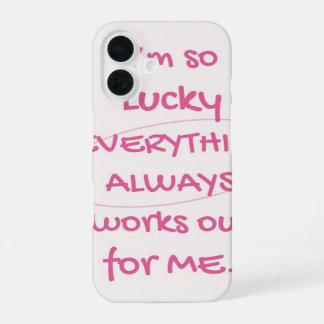 Lucky girl phone case