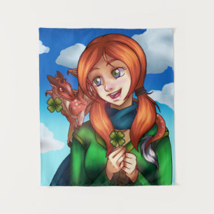 Lucky Girl  Tapestry