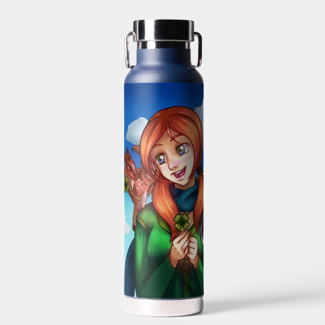 Lucky Girl Water Bottle (Front)