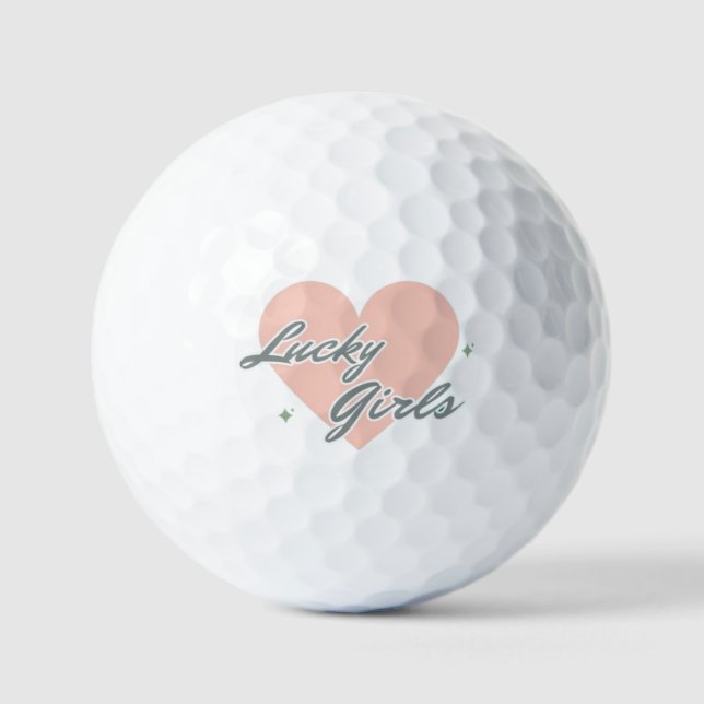 Lucky girls golf balls (Front)