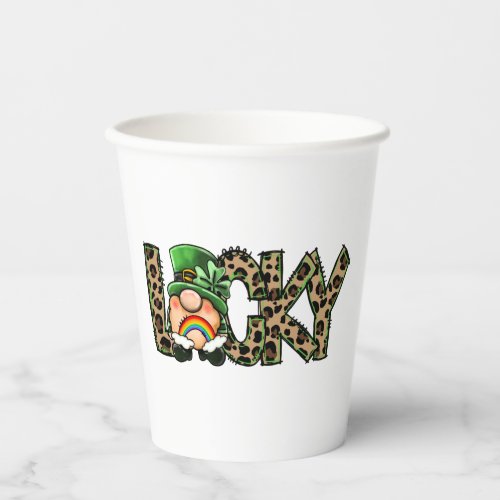 Lucky Gnome Paper Cups