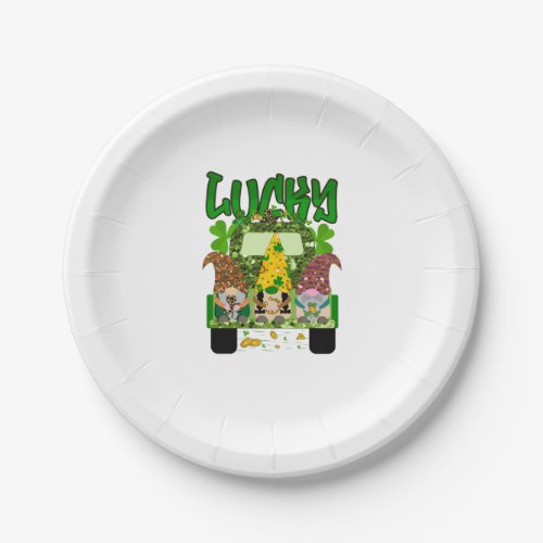 Lucky Gnomes St Patricks Day   Paper Plates