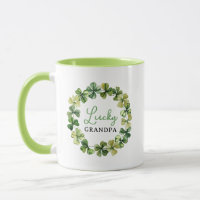 Lucky Grandpa Personalized Gift Mug