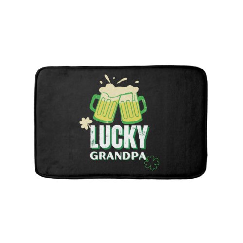 Lucky Grandpa St Patrick s Day Bath Mat
