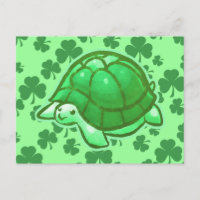 Lucky Green Clover Turtles