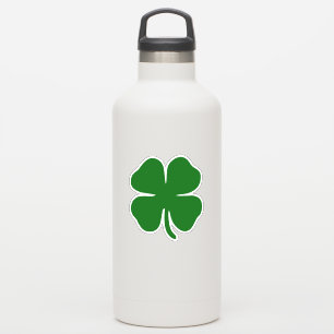 Lucky Green Four Leaf Clover St Patricks Irish Sticker