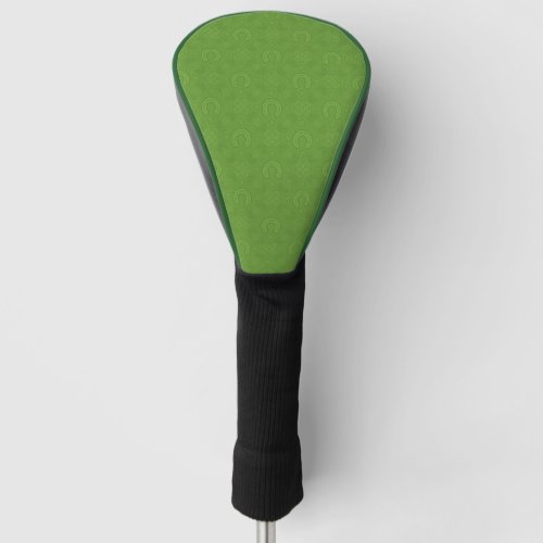 Lucky Green Icons Pattern Golf Head Cover