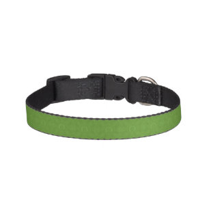 Lucky Green Icons Pattern Pet Collar