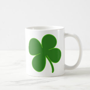 Lucky Green Shamrock Coffee Mug
