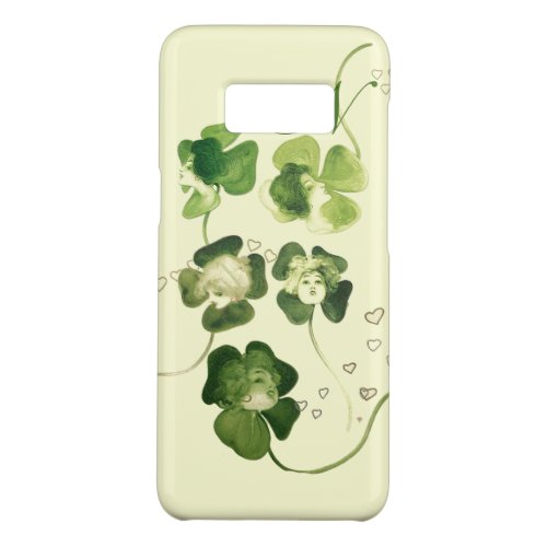 LUCKY GREEN SHAMROCK LADIES WITH HEARTS Case_Mate SAMSUNG GALAXY S8 CASE