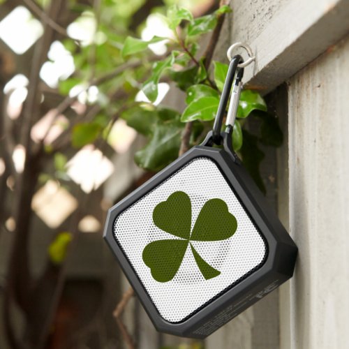 Lucky Green Shamrock Simple Clover Bluetooth Speaker