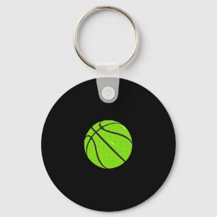 Lucky Green Sketll High School College Sketll Play Keychain