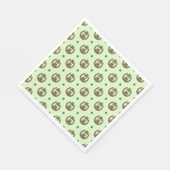 Lucky Green Vibes Napkins (Corner)