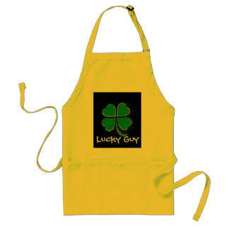 Lucky Guy Adult Apron