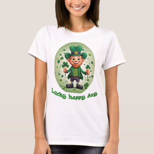 lucky happy day T_Shirt