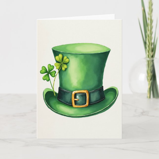 Lucky Hat Pattern Card (Front)