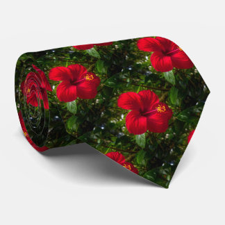 "Lucky Hibiscus" Neck Tie