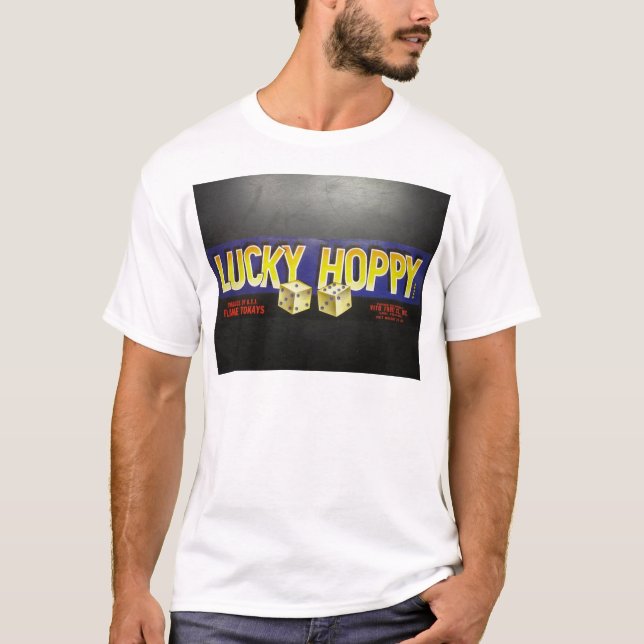Lucky Hoppy Label T-Shirt (Front)