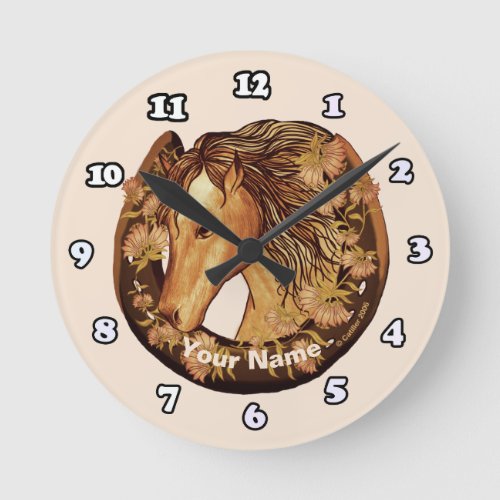 Lucky Horse  Clock