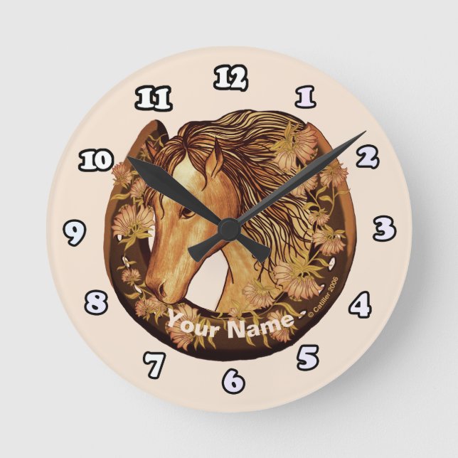 Lucky Horse  Clock (Front)