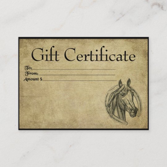 lucky-horse-prim-gift-certificate-cards-zazzle