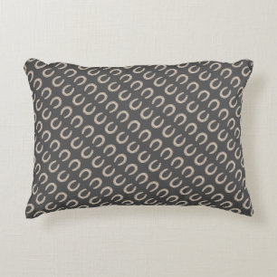 Lucky Horse Shoe Accent Pillow
