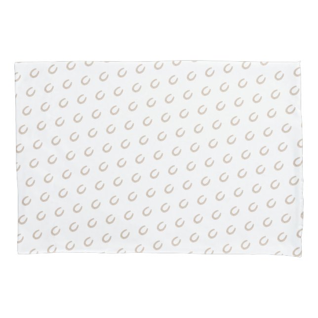 Lucky Horse Shoe Pillow Case (Front)