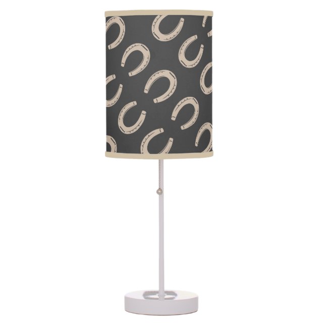 Lucky Horse Shoe Table Lamp (Front)