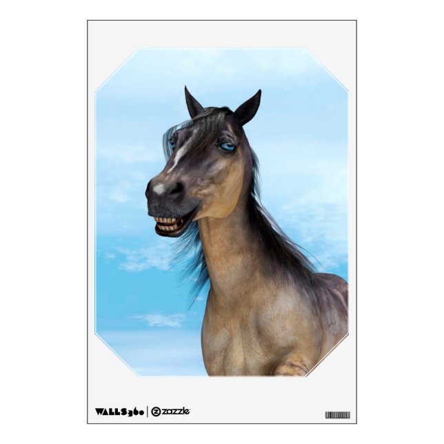 Lucky Horse Wall Decal (Front)