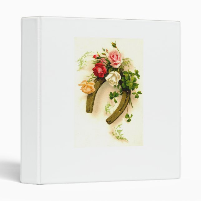 Lucky Horseshoe 3 Ring Binder (Front/Spine)