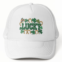 Lucky Horseshoe and shamrocks