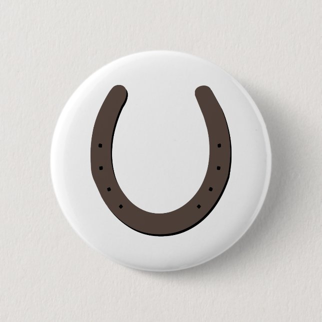 Lucky Horseshoe Button (Front)