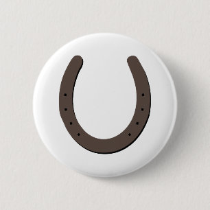 Lucky Horseshoe Button