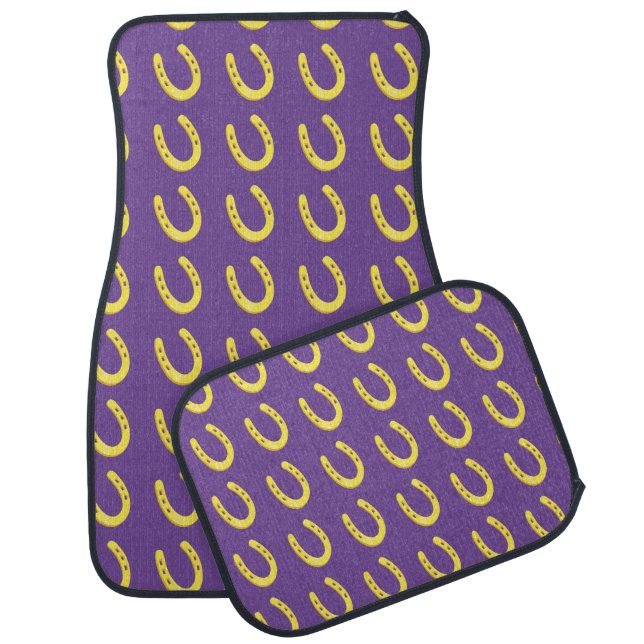 Lucky Horseshoe Car Floor Mat (Set)