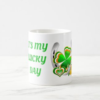 Lucky horseshoe coffee mug
