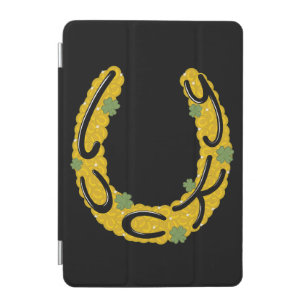Lucky Horseshoe Covered in Gold Coins and Clovers iPad Mini Cover
