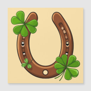 🍀 Lucky Horseshoe Gift For St. Patrick’s Day Card