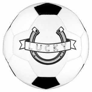 Lucky horseshoe Good Luck Soccer Ball